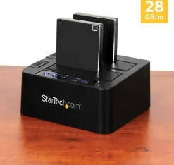 StarTech Standalone Hard Drive Duplicator, Dual Bay HDDSSD