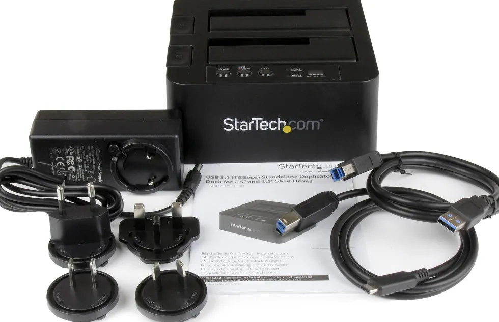 StarTech Standalone Hard Drive Duplicator, Dual Bay HDDSSD