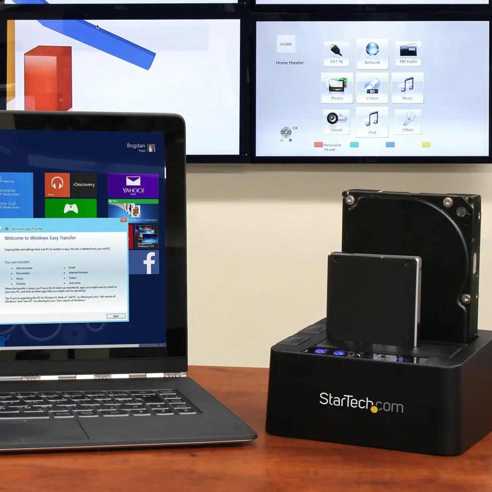 StarTech Standalone Hard Drive Duplicator, Dual Bay HDDSSD