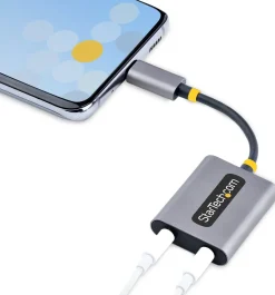Startech USB-C Headphone Splitter, USB Type C Dual Headset