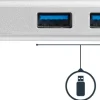 Startech USB-C-multiportadapter med 4K HDMI - 2 USB-A-portar