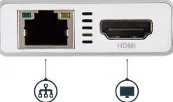 Startech USB-C-multiportadapter med 4K HDMI - 2 USB-A-portar