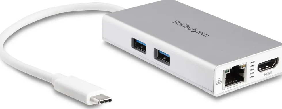 Startech USB-C-multiportadapter med 4K HDMI - 2 USB-A-portar