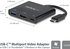 Startech USB-C to HDMI Adapter - 4K 30Hz - Thunderbolt 3