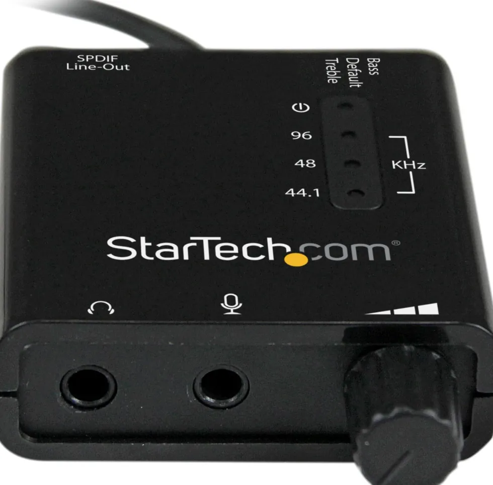 StarTech USB Sound Card w/ SPDIF Digital Audio & Stereo Mic