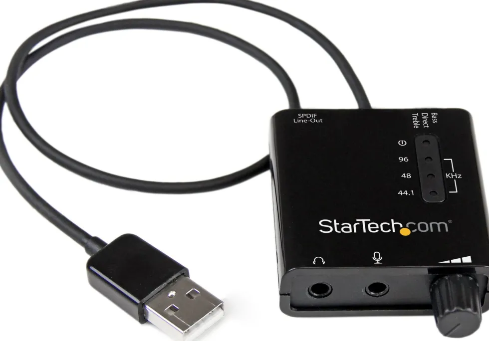 StarTech USB Sound Card w/ SPDIF Digital Audio & Stereo Mic