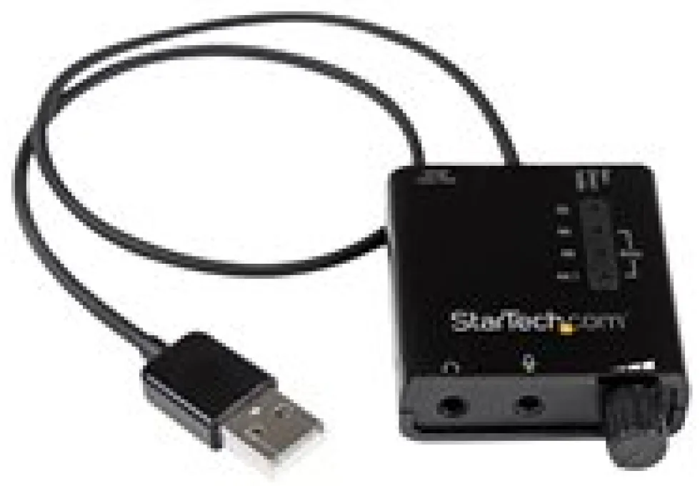StarTech USB Sound Card w/ SPDIF Digital Audio & Stereo Mic