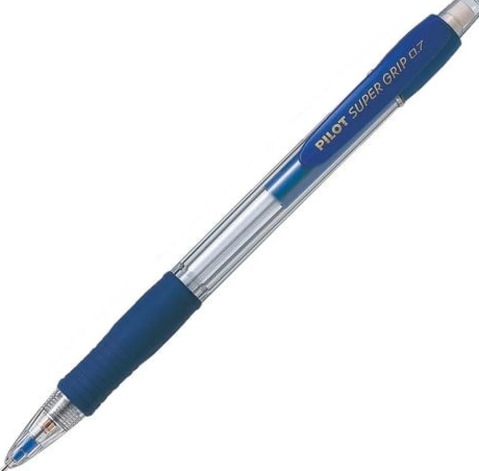 Stiftpenna PILOT Super Grip 0,7 Blå, 12st