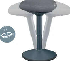 Ståpall LEITZ Ergo Active Mörkgrå
