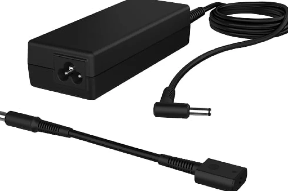 Strömadapter HP 90W smart 4,5mm svart