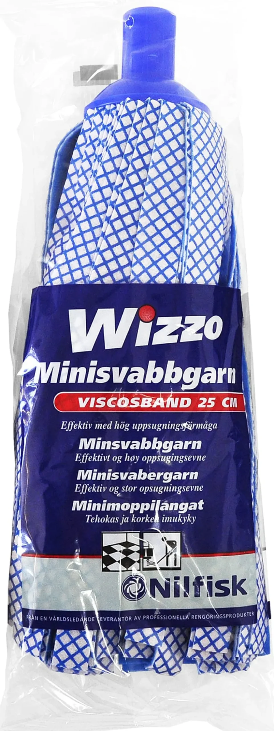 Svabbmopp NILFISK Mini, gängad, 20cm