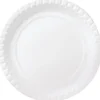 Tallrik papp DUNI 18cm flat vit (100)