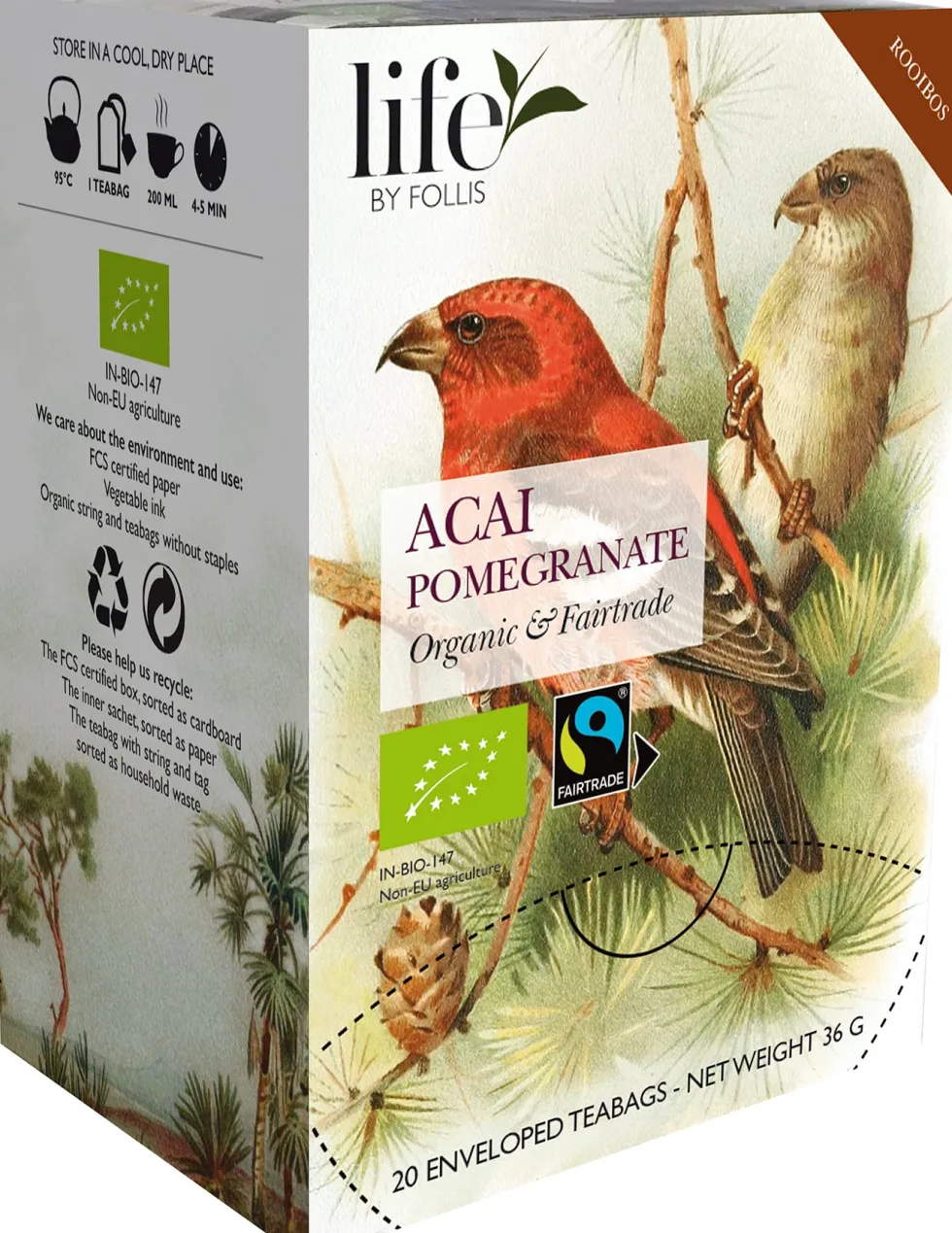 Te LIFE BY FOLLIS Acai granatäpple 20/fp
