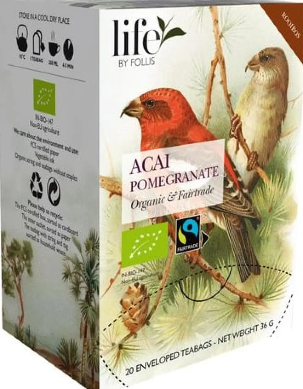 Te LIFE BY FOLLIS Acai granatäpple 20/fp