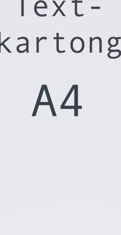 Textkartong A4 275g Vit, 25/fp