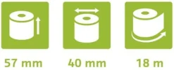 Thermorulle fenolfri 57x40mm 18m