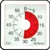 Timer Koncentrationsklocka 8x8cm svart