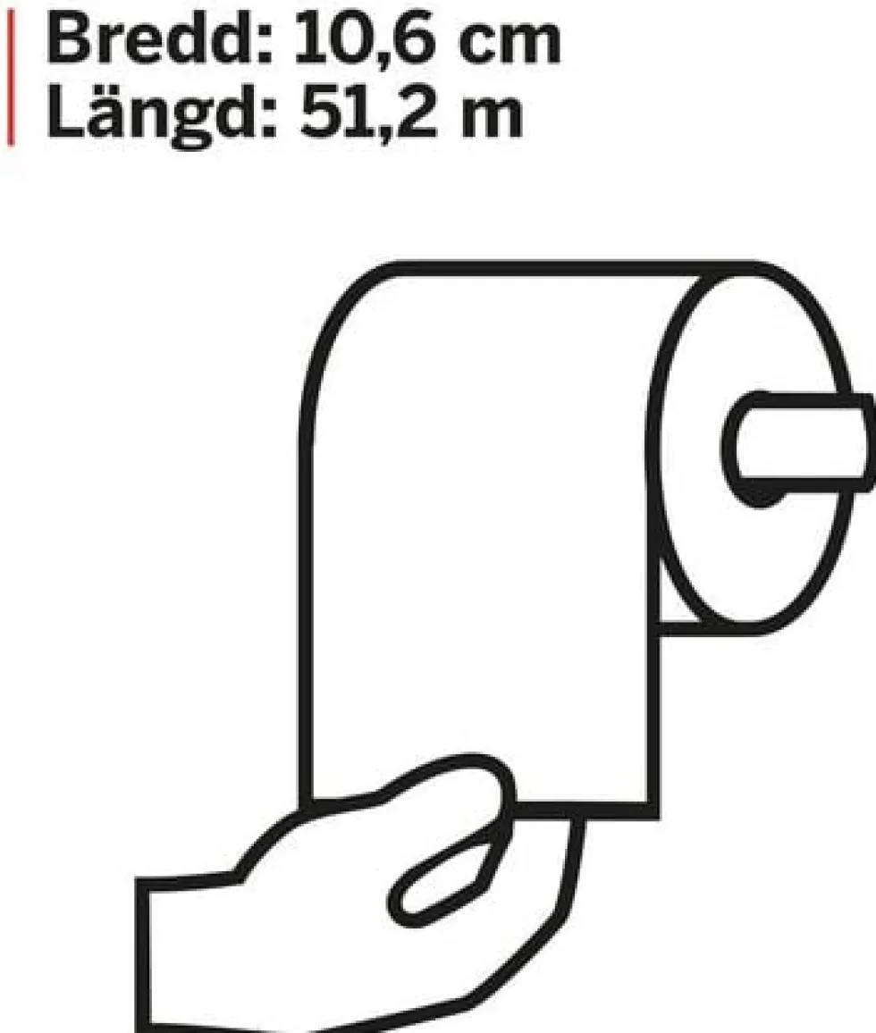 Toalettpapper KATRIN Basic 360, 2-lag, 50m, 42rl/fp