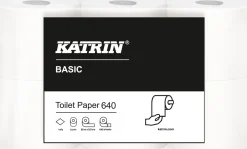 Toalettpapper KATRIN 640, 1-lag, 80m, 42 rl/fp