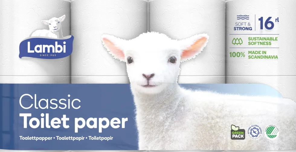 Toalettpapper LAMBI Classic 40/fp