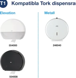 Toalettpapper TORK Jumbo Universal T1, 1-lag, 480m, 6/fp