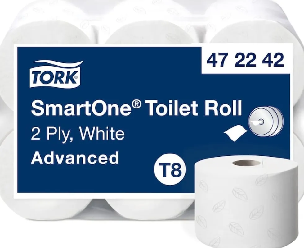 Toalettpapper TORK Smartone Advanced T8, 2-lag, 207m, 6/fp
