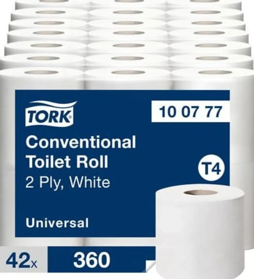 Toalettpapper TORK Uni T4 2-lag 6/fp