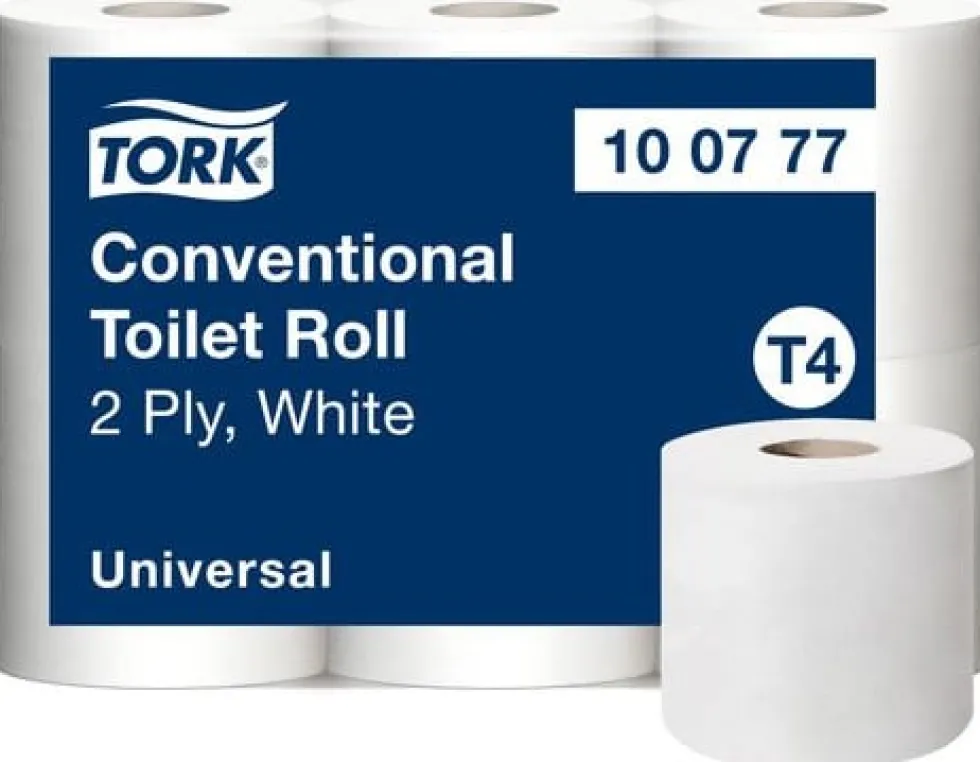 Toalettpapper TORK Uni T4 2-lag 6/fp