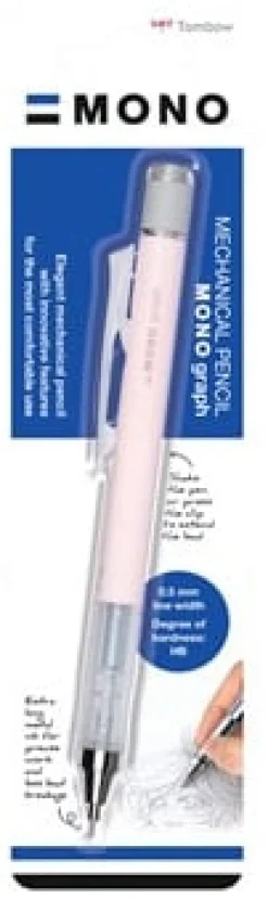 Tombow stiftpenna MONO graph 0,5 pastel pink blister