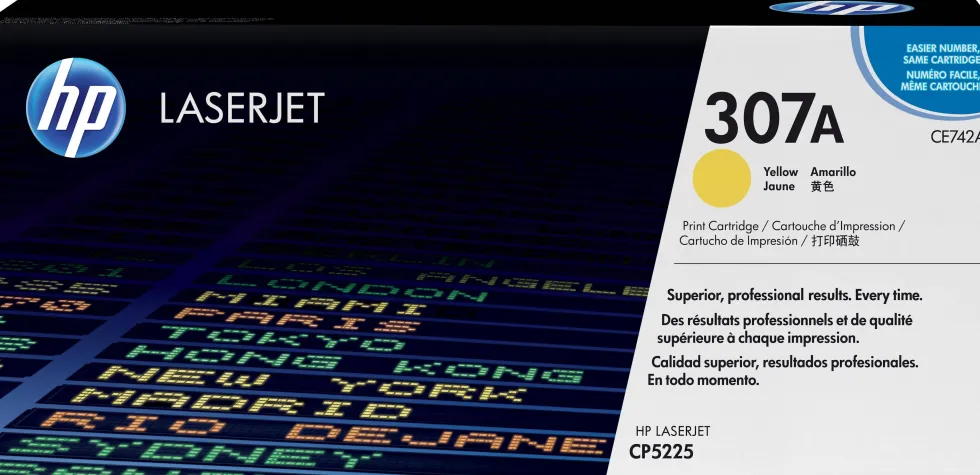 Toner HP CE742A 307A 7,3K gul