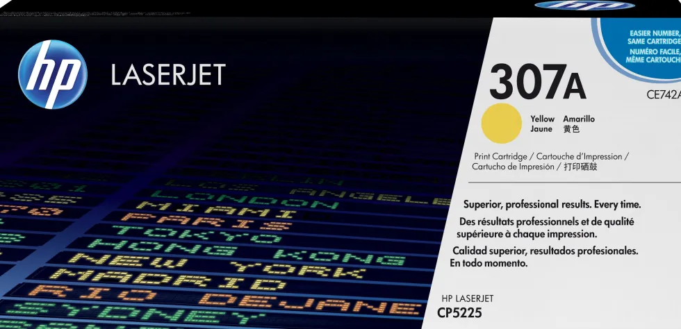 Toner HP CE742A 307A 7,3K gul