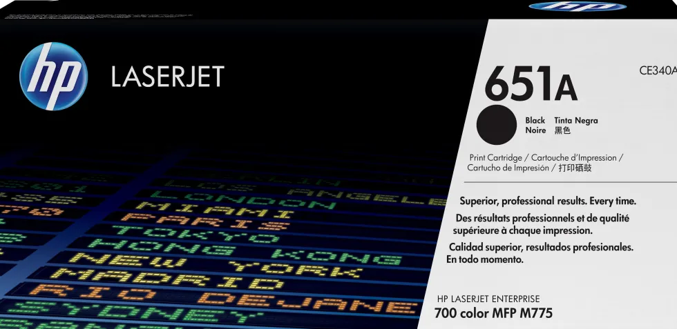 Toner HP CE340A 651A Svart