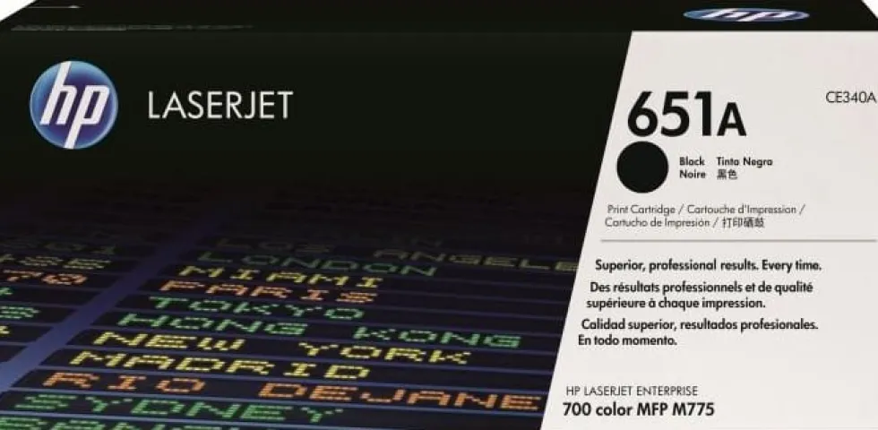 Toner HP CE340A 651A Svart