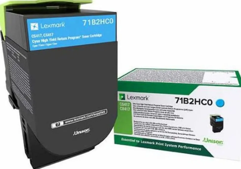 Toner LEXMARK 71B2HC0 Cyan