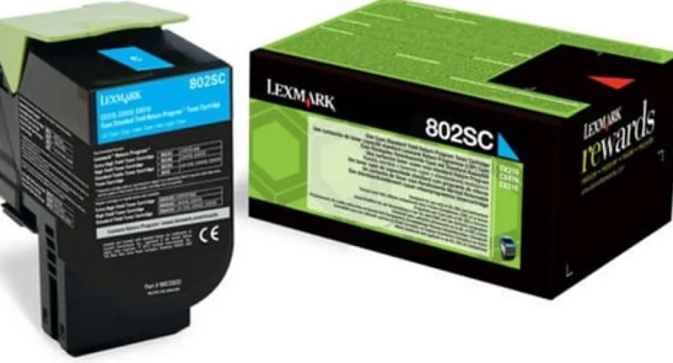 Toner LEXMARK 80C2SCE 2K cyan