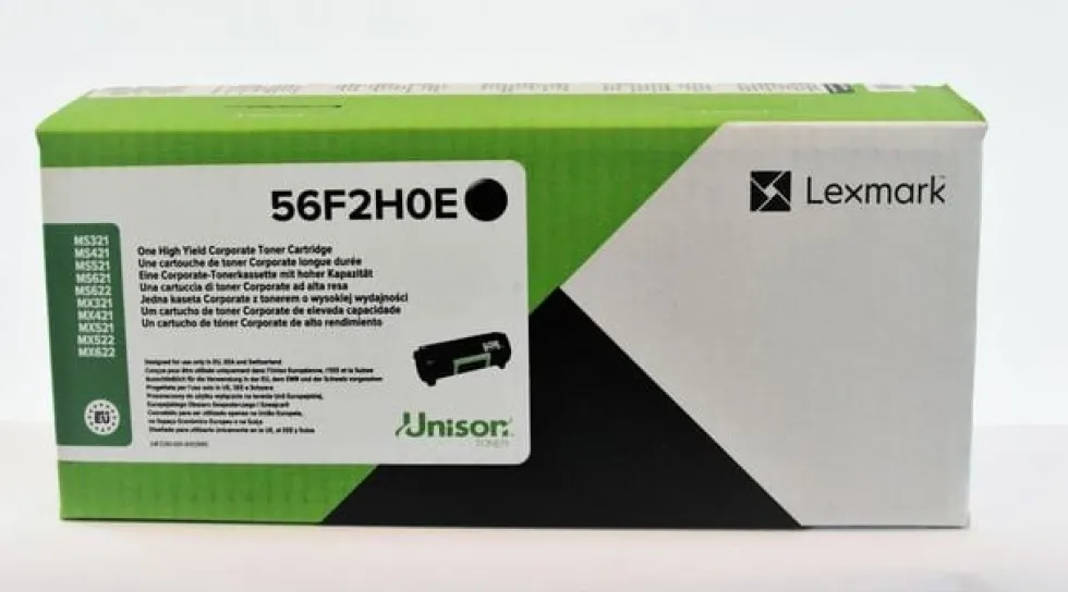 Toner LEXMARK 56F2H0E 15K svart