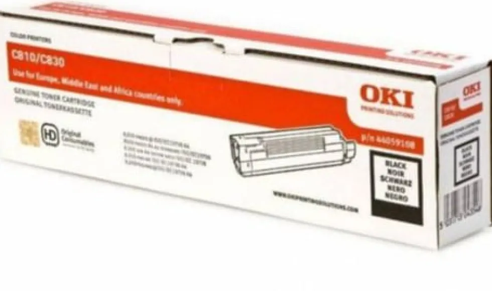 Toner OKI 44059108 8K svart