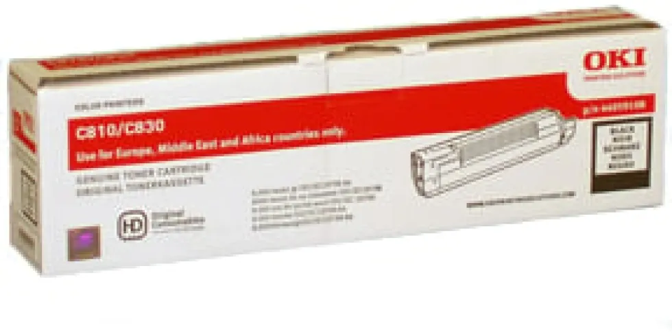 Toner OKI 44059108 8K svart