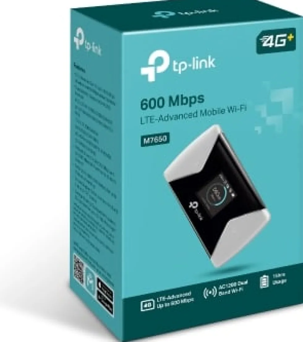 TP-LINK M7650 600Mbps 4G LTE-Advanced Mobile Wi-Fi