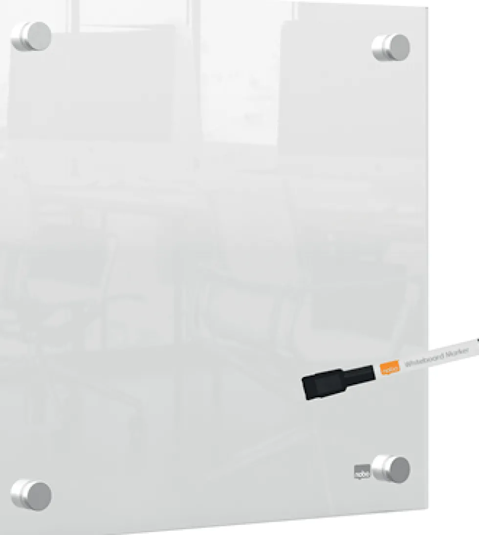 Transparent mini whiteboard vägg 30x30cm