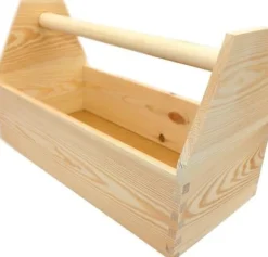 Trälåda hobby, med handtag
