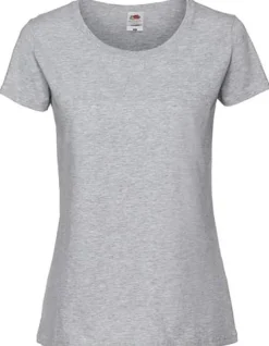 T-shirt FRUIT 195T dam gråmel M