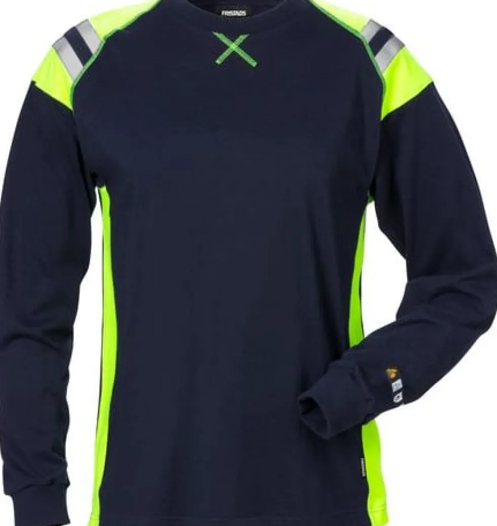 T-shirt l/ä Flam FRISTAD 7098 dam S