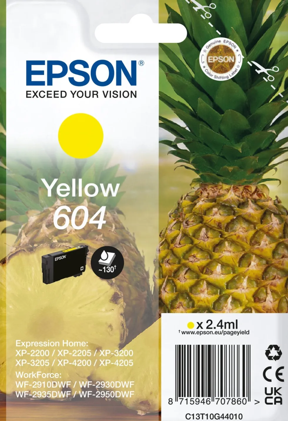 T604 Yellow Ink Cartdridge
