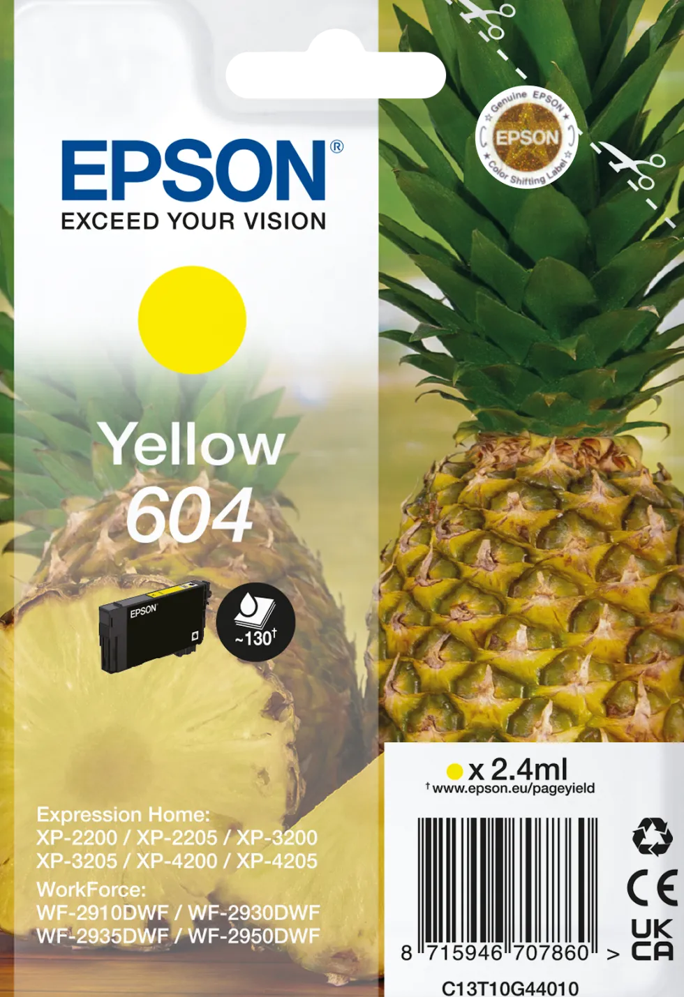 T604 Yellow Ink Cartdridge
