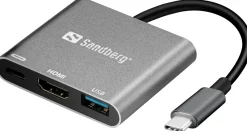 USB-C Mini Dock HDMI+USB, White