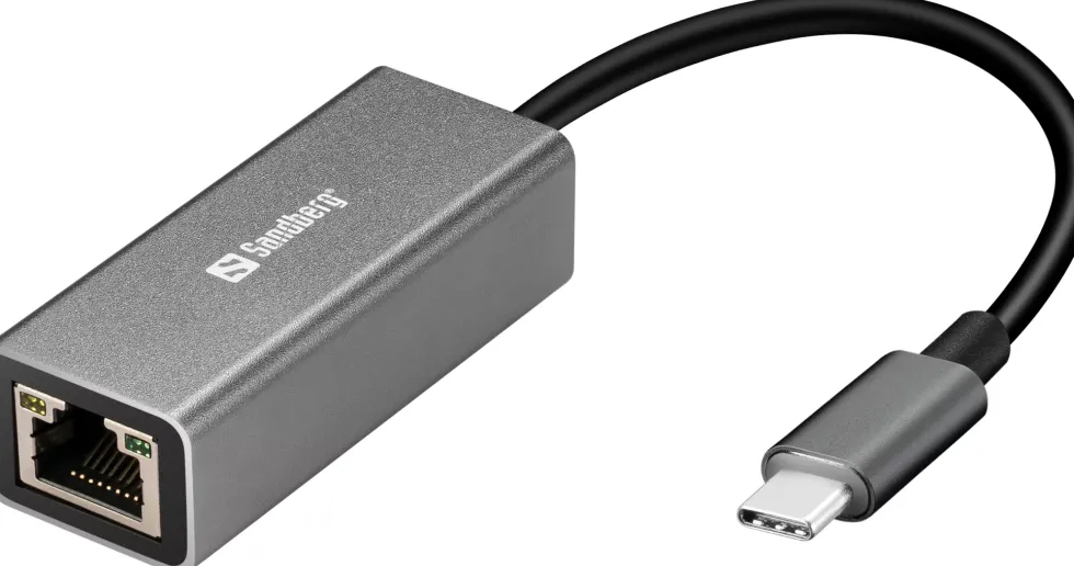 USB-C to Network Converter, Silver