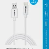USB-C to USB-A 3.0 Cable, White (1m)