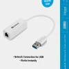 USB3.0 Gigabit Network Adapter, White