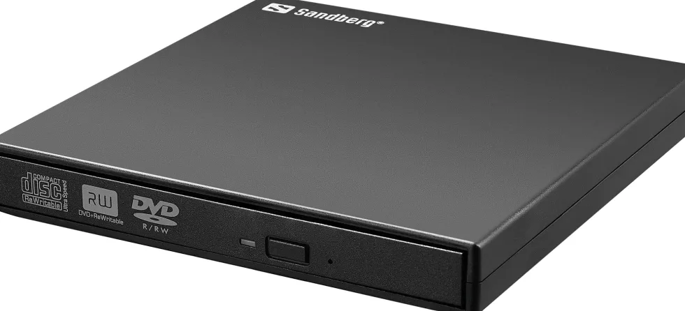 USB Mini DVD Burner, Black